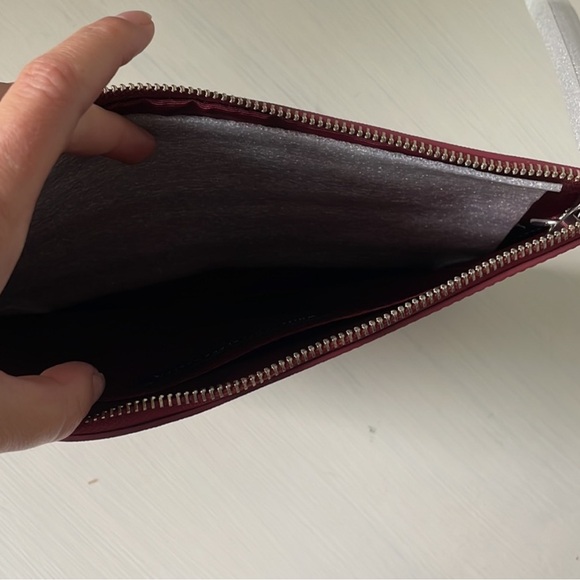 NWT White House Black Market Large Floral Studded Clutch - Picture 10 of 16